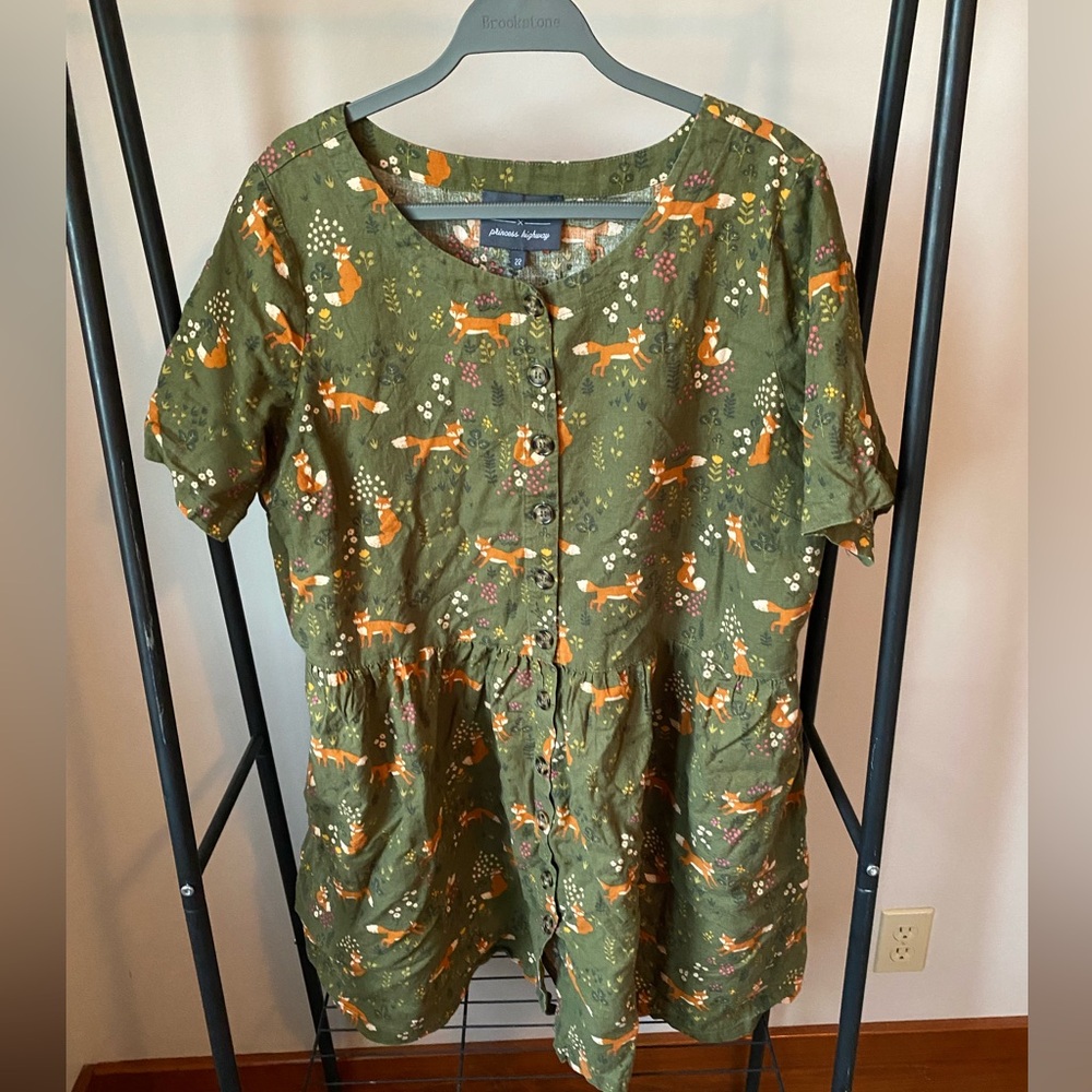 Green ModCloth, princess highway dress